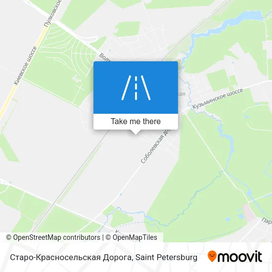 Старо-Красносельская Дорога map