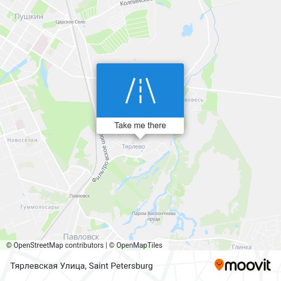 Тярлевская Улица map