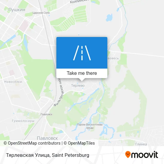 Тярлевская Улица map