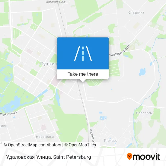 Удаловская Улица map