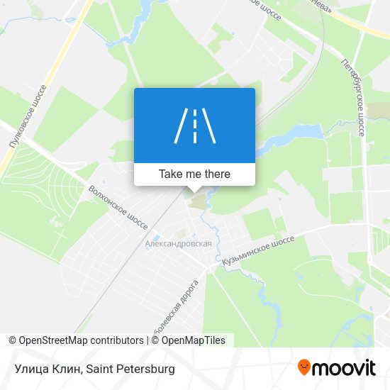Улица Клин map