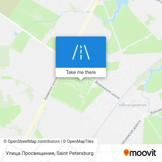 Улица Просвещения map