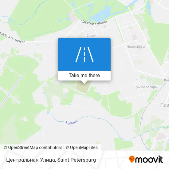 Центральная Улица map