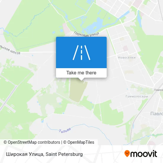 Широкая Улица map