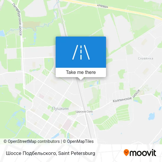Шоссе Подбельского map