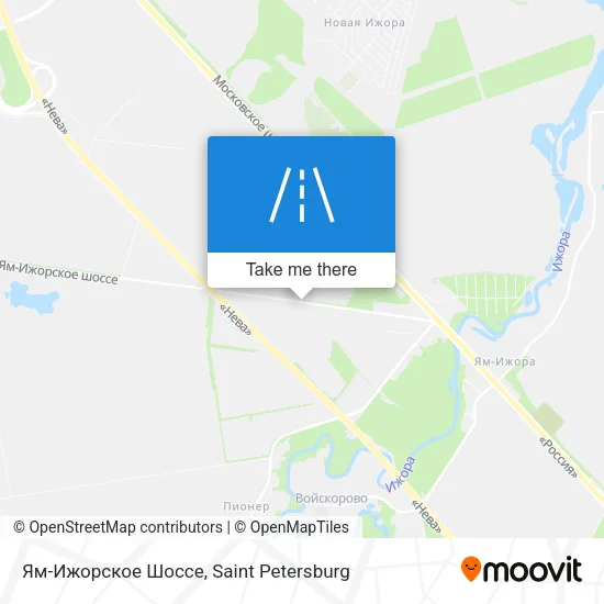 Ям-Ижорское Шоссе map