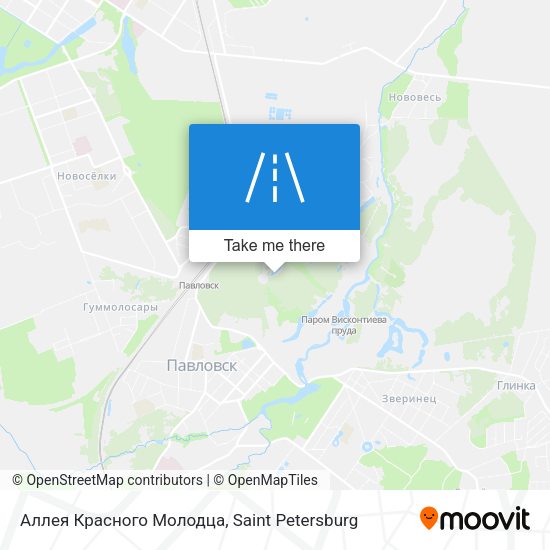 Аллея Красного Молодца map