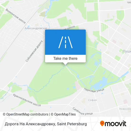 Дорога На Александровку map