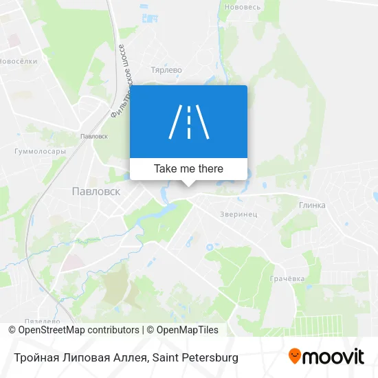 Тройная Липовая Аллея map