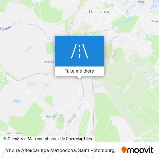 Улица Александра Матросова map