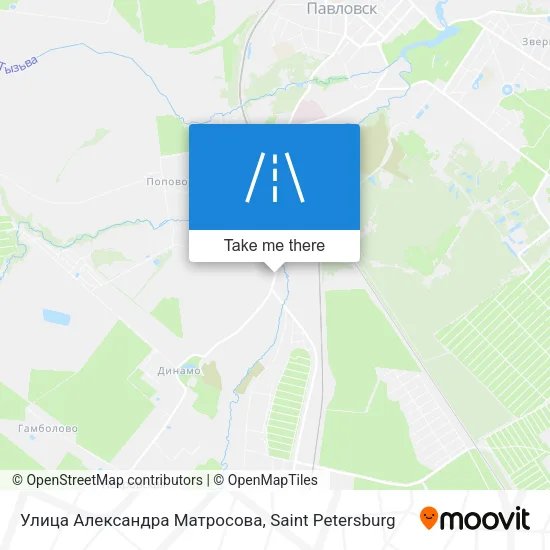 Улица Александра Матросова map