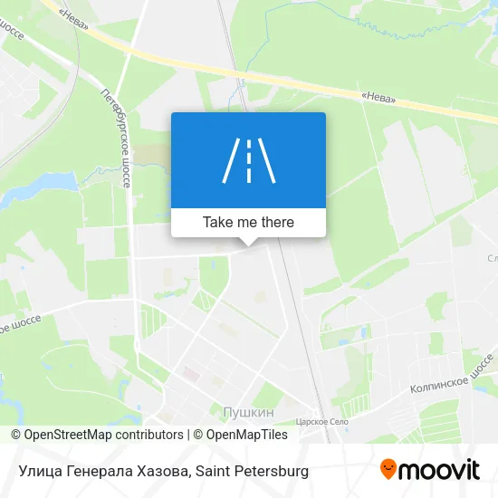 Улица Генерала Хазова map