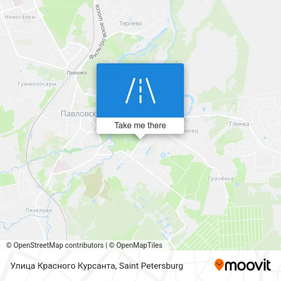 Улица Красного Курсанта map