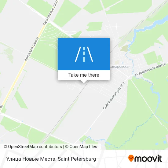 Улица Новые Места map