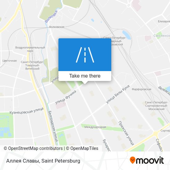Аллея Славы map