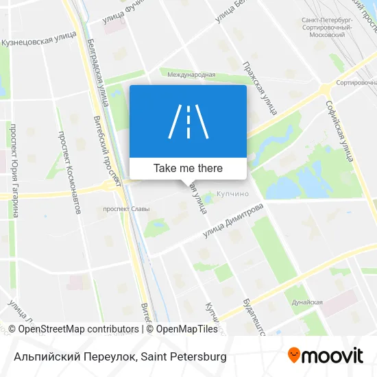 Альпийский Переулок map