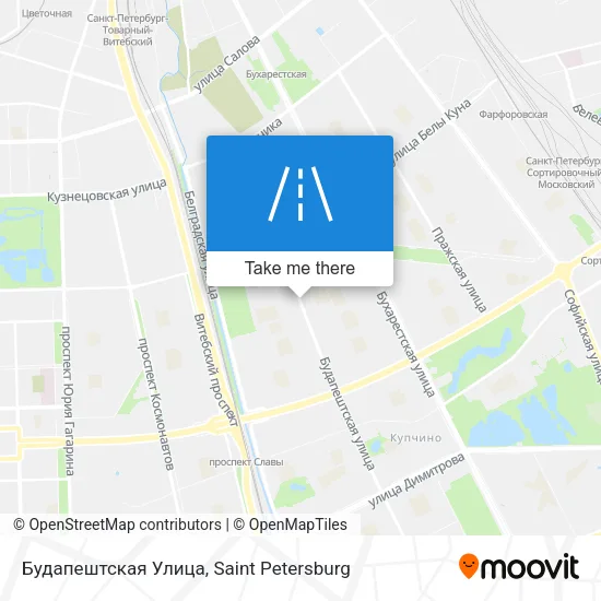 Будапештская Улица map