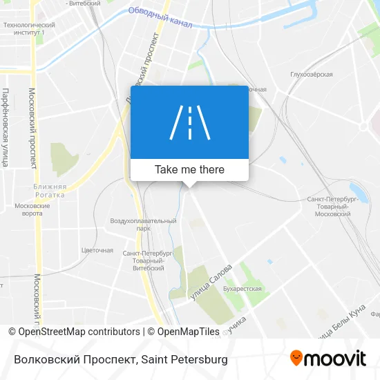 Волковский Проспект map