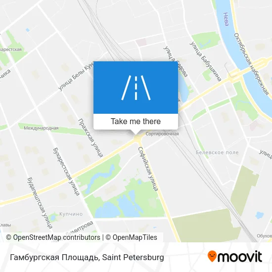 Гамбургская Площадь map