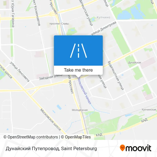 Дунайский Путепровод map
