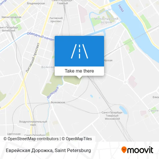 Еврейская Дорожка map