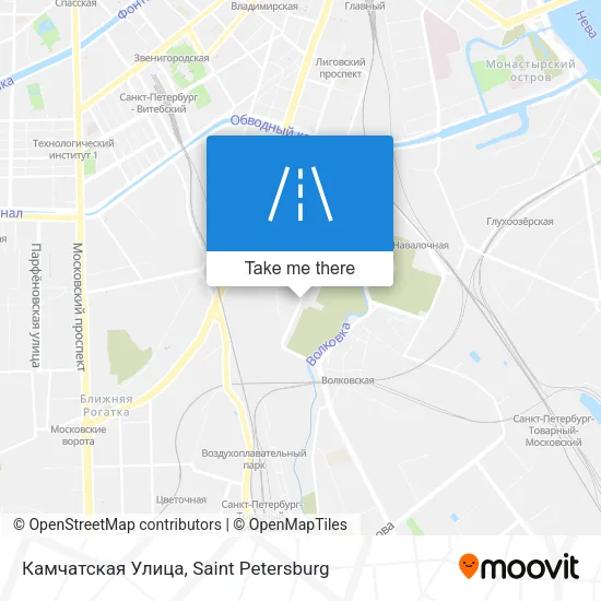 Камчатская Улица map