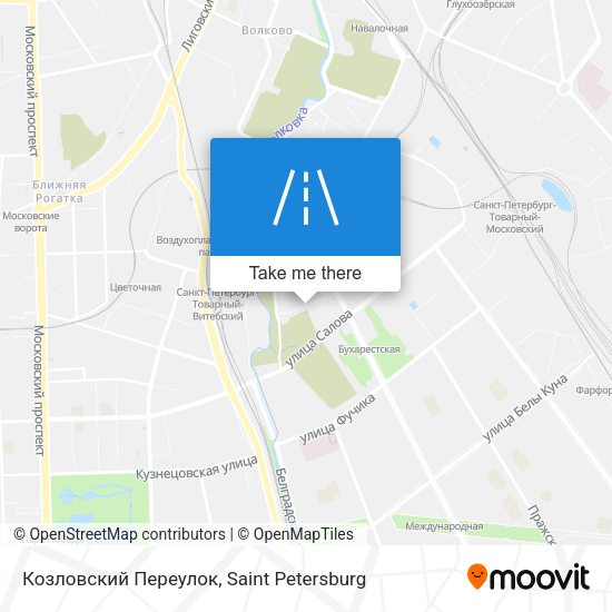 Козловский Переулок map