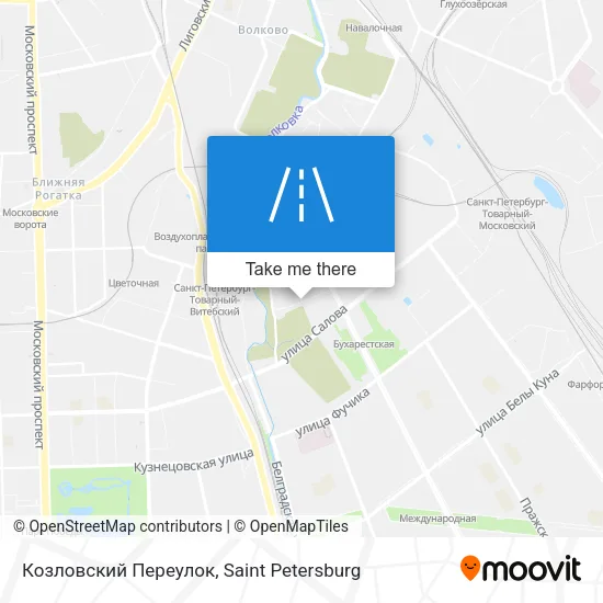 Козловский Переулок map