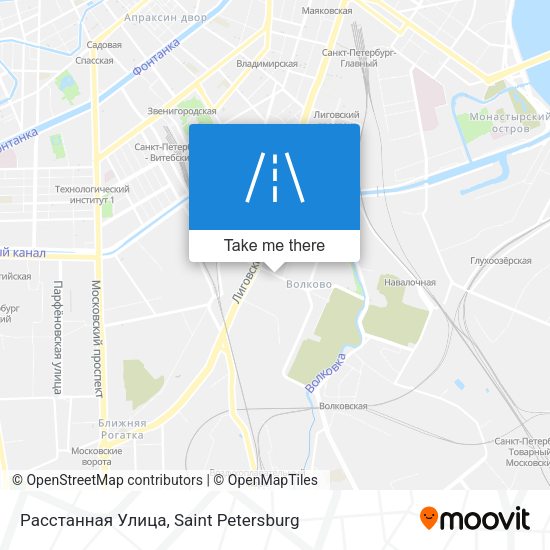 Расстанная Улица map