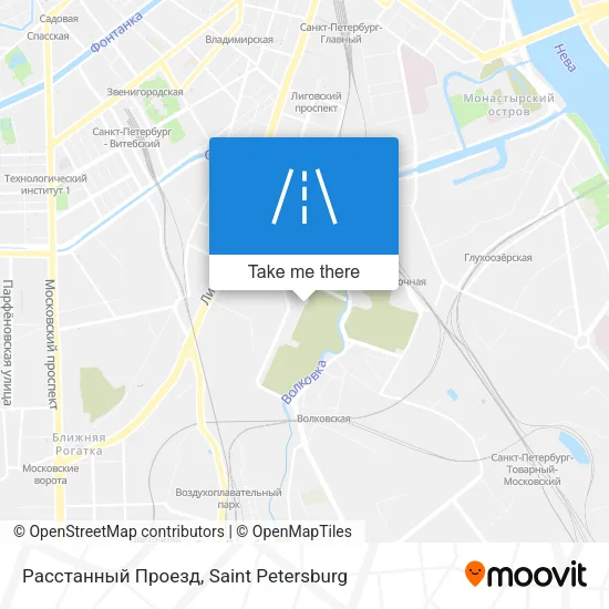 Расстанный Проезд map