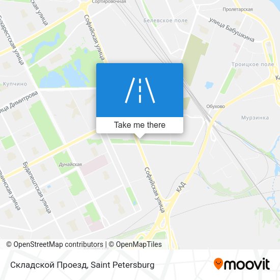 Складской Проезд map