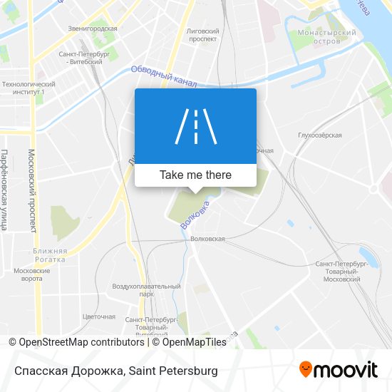 Спасская Дорожка map