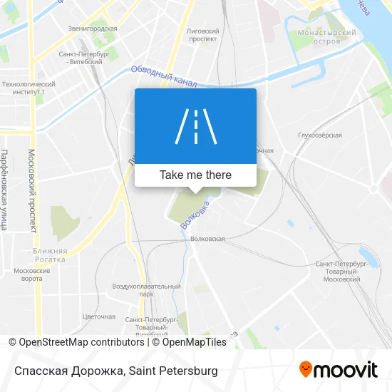 Спасская Дорожка map
