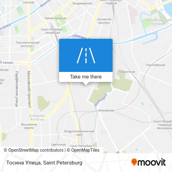 Тосина Улица map