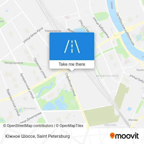 Южное Шоссе map