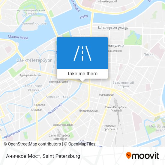 Аничков Мост map