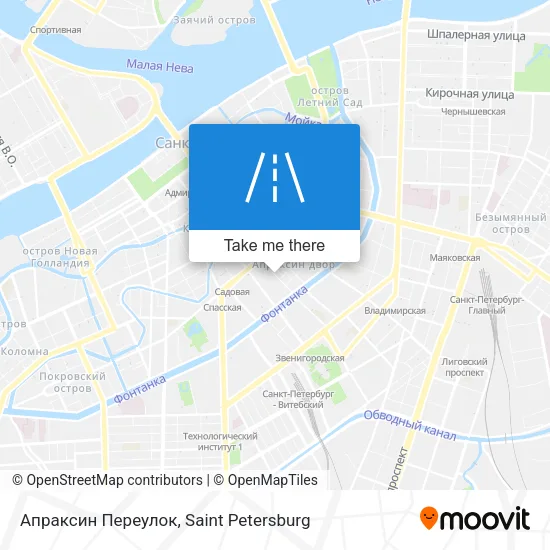 Апраксин Переулок map