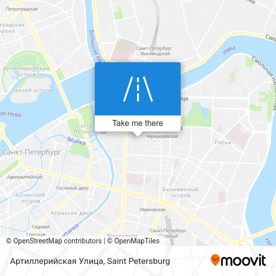 Артиллерийская Улица map