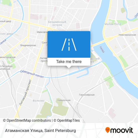 Атаманская Улица map