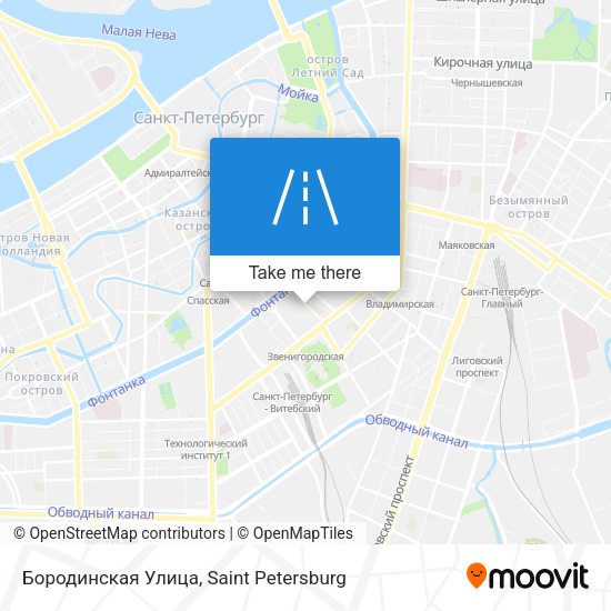 Бородинская Улица map