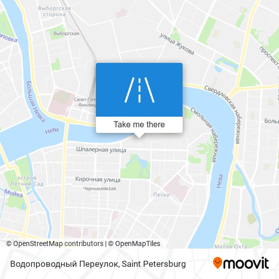 Водопроводный Переулок map