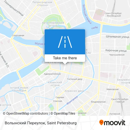 Волынский Переулок map
