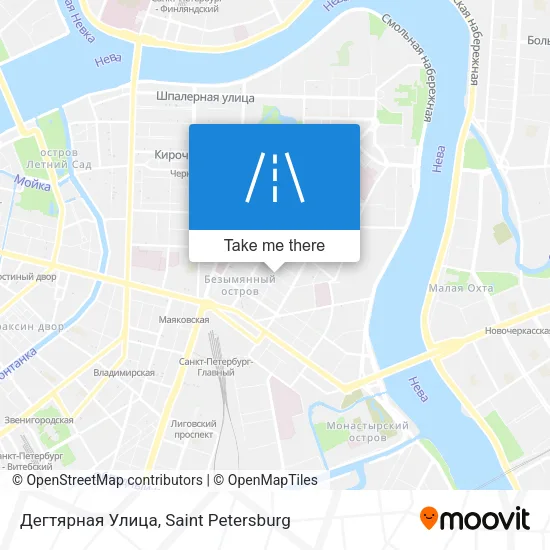 Дегтярная Улица map