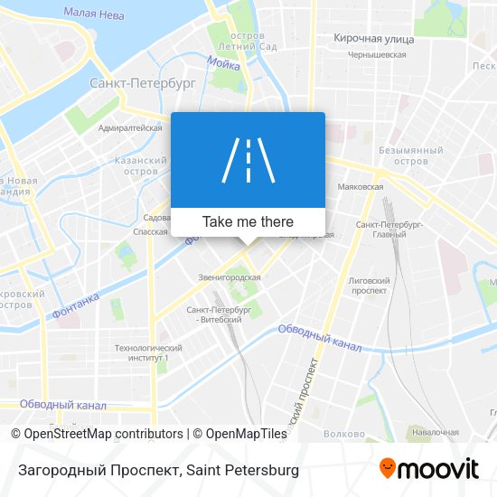 Загородный Проспект map