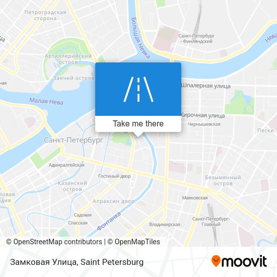 Замковая Улица map