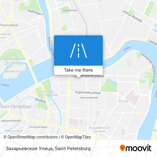 Захарьевская Улица map