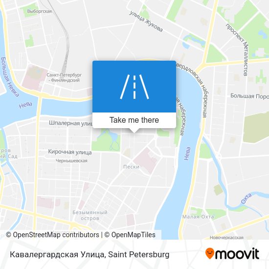 Кавалергардская Улица map