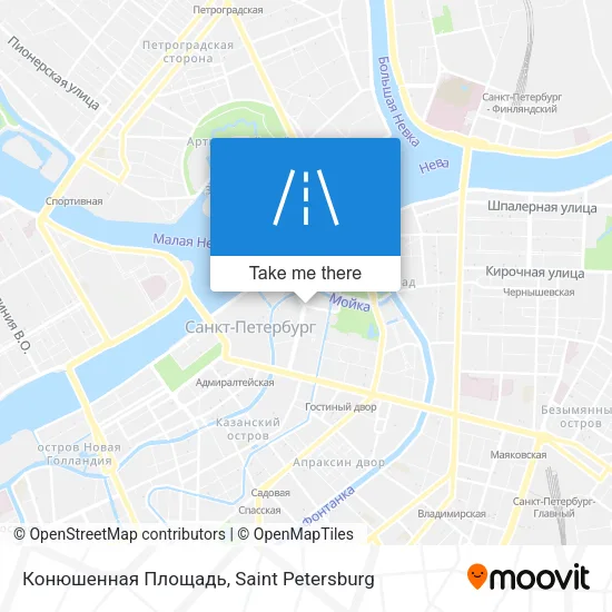 Конюшенная Площадь map