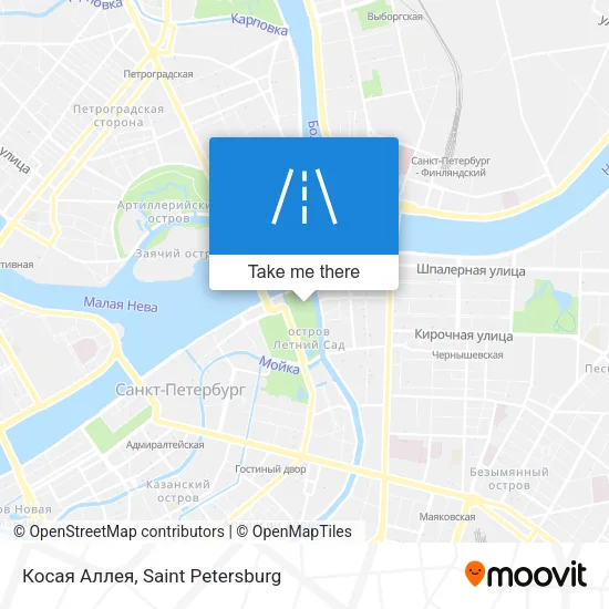 Косая Аллея map