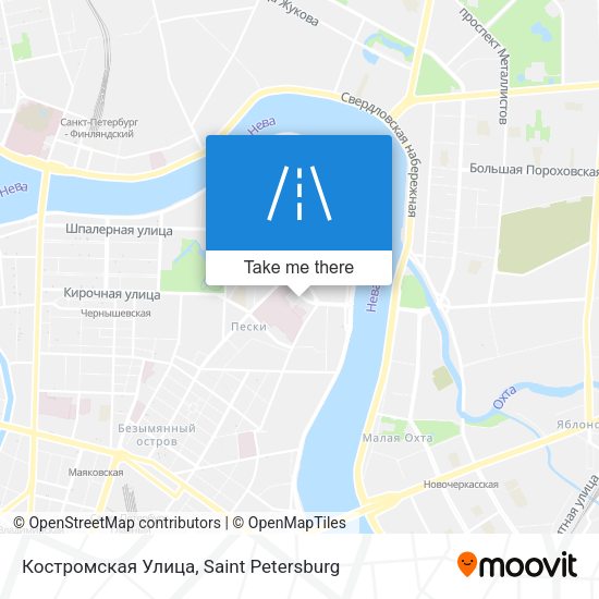 Костромская Улица map